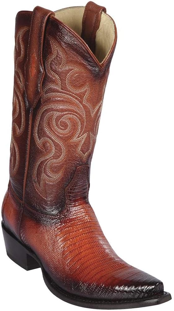 lizard leather boots