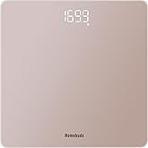 Homebuds Digital Bathroom Scale for Body Weight, High Precision Assured by Weight Scale Professional Factory Since 2001, Bright White LED and Step-On, 3*AAA Batteries Included, 400lb/182kg, Rose Gold