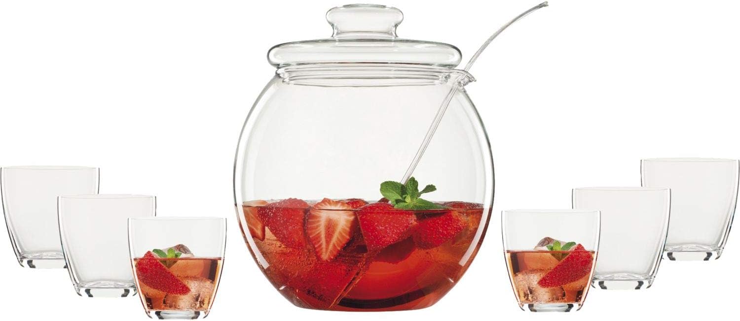 BOHEMIA CRISTAL »Libera« Bowle-Set Glas