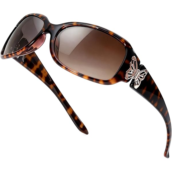 Polaroid Lunettes de Soleil P8317 0BM La Havane Dégradé Brun Polarisé