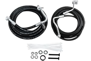 BuliBoao Rear Auxiliary AC Hose Line Kit Fits for Cadillac Escalade ESV Chevy Suburban GMC Yukon XL 2007-2014