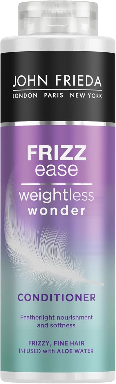 John Frieda Weightless Wonder Conditioner Fine Frizzy Dry Hair Aloe Water 500ml