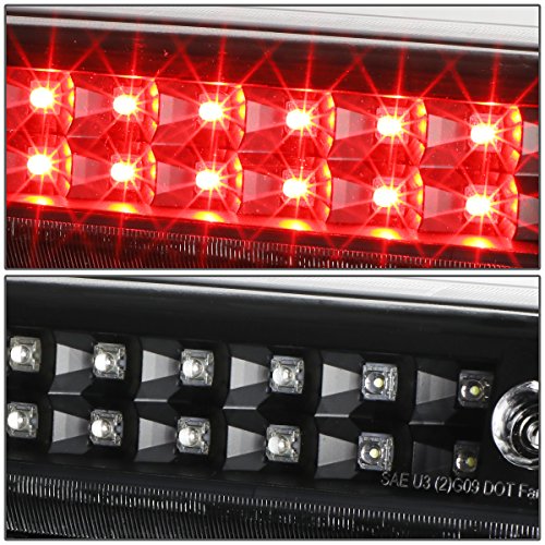 DNA Motoring 3BL-F15012-LED-BK LED Third Brake Light