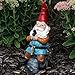 Floyd the Fishing Gnome, 12-Inch Tall by Sunnydaze Decor