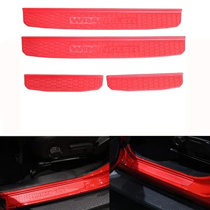 Amazon Com Lantsun Front Rear Car Door Guard Sill Cover