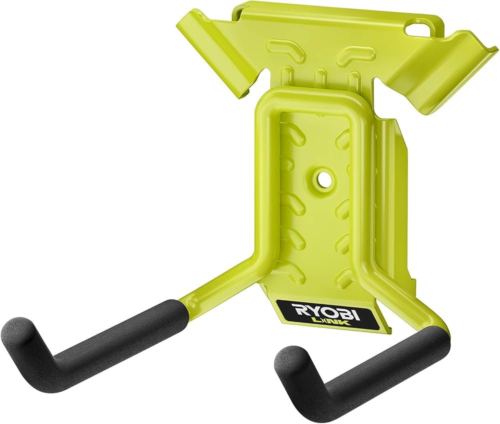 RYOBI RSLW801 Double Long Hook LINK System Tool Hanger Green Anthracite