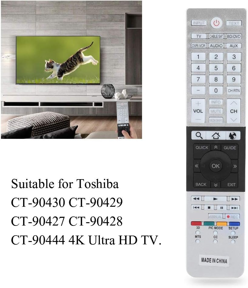 Replacement Remote Control For CT-90430 CT-90429 CT-90427 CT-90428 CT-90444 4K Ultra HD TV, Smart TV Controller for - Image 5