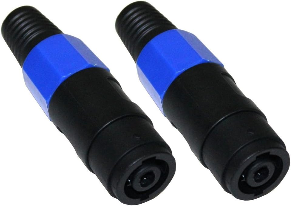 AERZETIX Juego de 2 Conectores SPEAKON Hembra para Cables cordón C3362