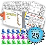 Fliptomania Butterfly Flipbook Animation Activity Pack - 25 Sets DIY Flip Books