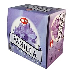 Vanilla Incense Cones and Cone Incense Burner