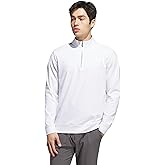 adidas Men's Ultimate365 Elevated Quarter-Zip Jacket, White, Large