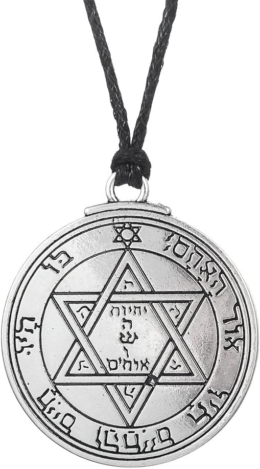 The Second Mars Pentacle Talisman for Health and Healing Mind Necklace