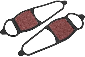 Coarse Sand Winter Anti Slip Ice Snow Shoes Traction Cleat Crampons Shoes Covers, Rubber Material, Durable, Fits Various Shoe