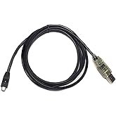 EZSync Cable de programación USB USB-1 para radio escáner Uniden, cable de interfaz de PC, USB a MINI4P, chip serie, compatib
