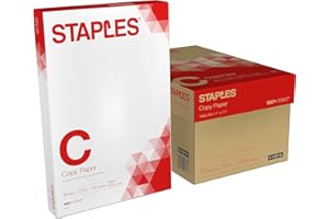 Staples Copy Paper, 11" x 17", 92 Brightness, 20 lbs., Ledger Size Paper