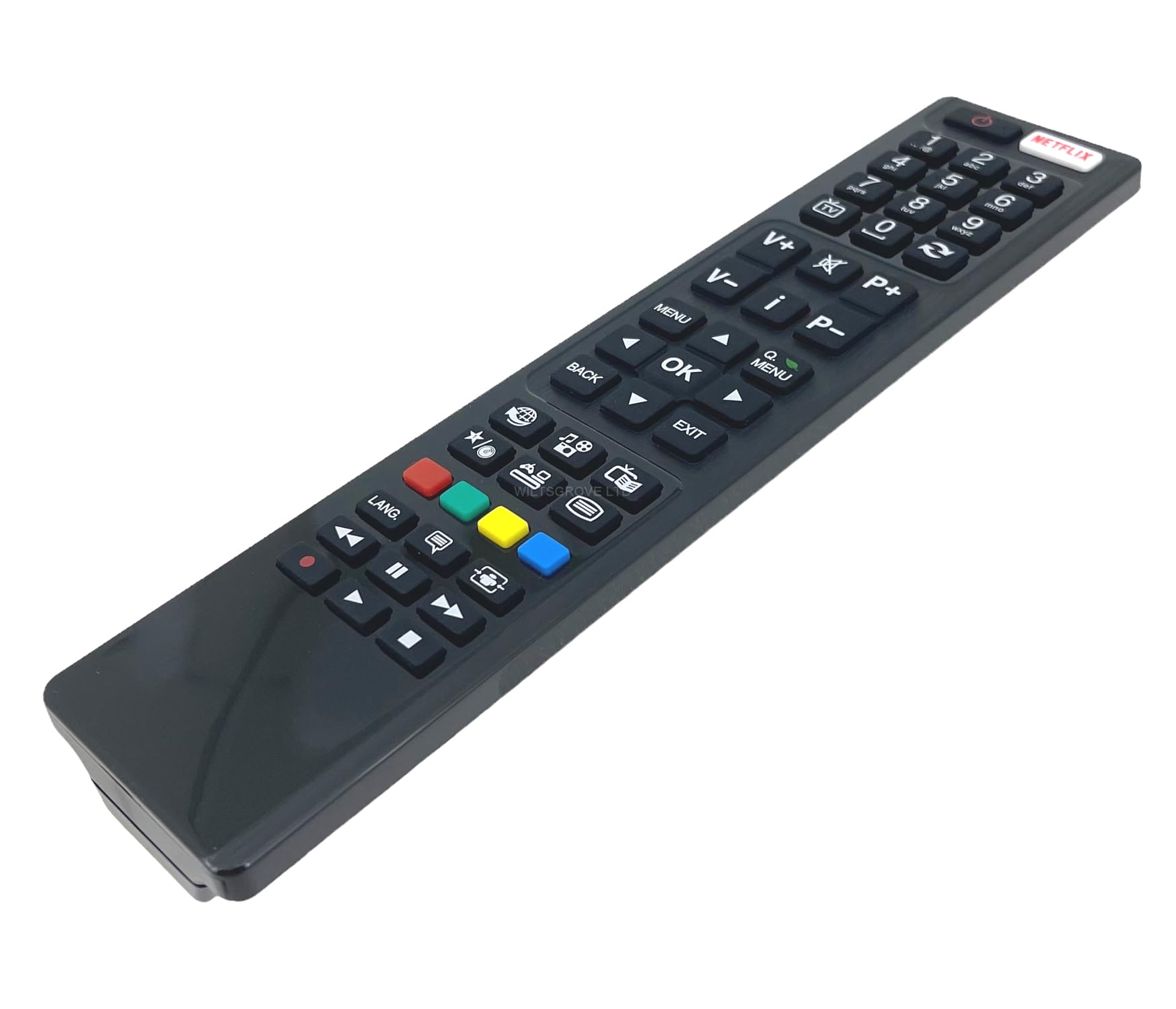 Replacement Remote Control Compatible for JVC RM-C3179 LED TV LT-24C360 LT-24C656 LT-32C655 LT-32C672 LT-40C750 LT-40VF53A LT-48C780 LT-50C750 LT-50TG52J Models