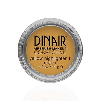 yellow highlighter makeup