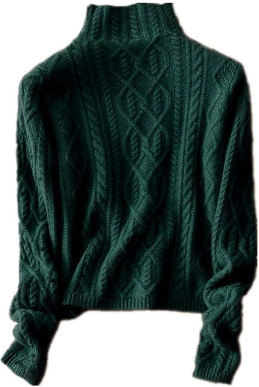 pingrog Ladies Fashion Cashmere Sweater Autumn and Cashmere Winter Stylish Sweater Unique Tops 