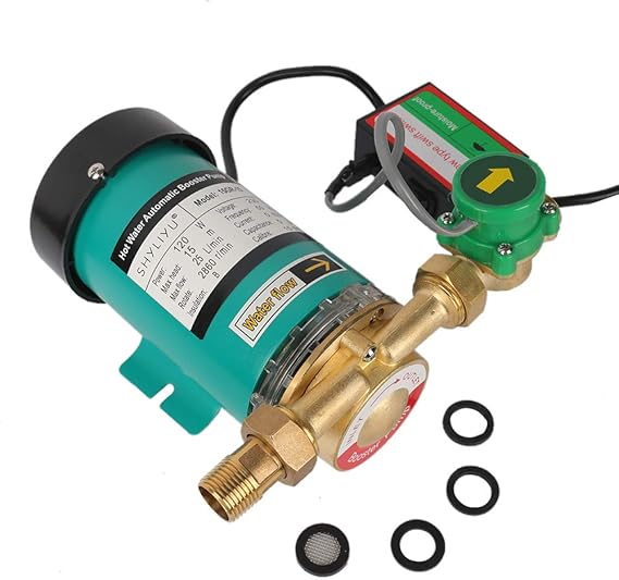 Shyliyu Pompe De Circulation Circulateur Eau Chaude Froide Pompe A Eau Chaude Sanitairesysteme De Chauffage Central Pompe De Surpression Automatique 1500l H 120w Max Tete15m Amazon Fr Bricolage