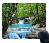 Smooffly Gaming Mouse Pad Custom,Waterfalls Creek