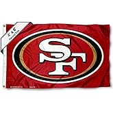 San Francisco 49ers Large Outdoor 4 ft x 6 ft Flag and Banner