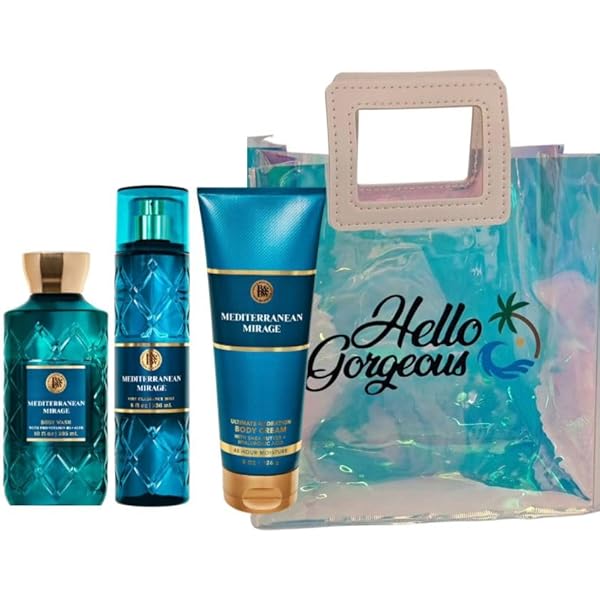 Mediterranean Mirageフレグランスミスト＆ボディクリームセット Amazon.com : Bath & Body Works Mediterranean Mirage 3 Piece Set
