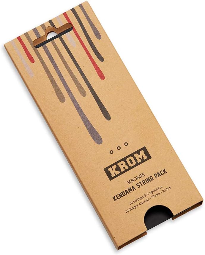 Krom Kendama String Pack - Kromie - 10 Strings, 5 Unique Colors, 70 cm