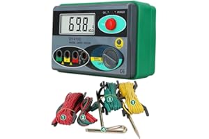 DY4100 Digital Earth Ground Resistance Meter, Third Gear Position Measurement, HD Large Screen Display (A)