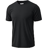 MAGCOMSEN Men's Workout Shirts Dry Fit Short Sleeve Shirts UPF 50+ Moisture Wicking Athletic Swim Tshirt Running Gym Fishing