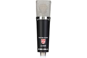 Lauten Audio Series Black LA-220 v2 Large-Diaphragm Condenser Microphone