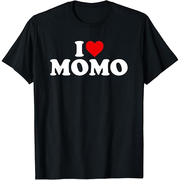 Amazon.com: I Love (Heart) Momo T-Shirt T-Shirt : Clothing, Shoes