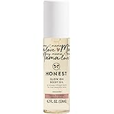 The Honest Company Mama Hydrating and Soothing Glow On Body Belly Oil, Plant Based Hypoallergenic, Fragrance-Free, 4.2 fl oz