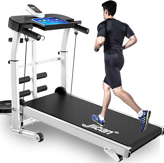 Professional Treadmill, Incline Foldable Adjustable Speed Mechanical