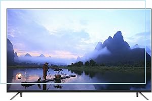 43-65 Inch Anti-Blue Light TV Screen Protector, Relieves Eye Fatigue Anti Glare/Anti-Scratch Film-