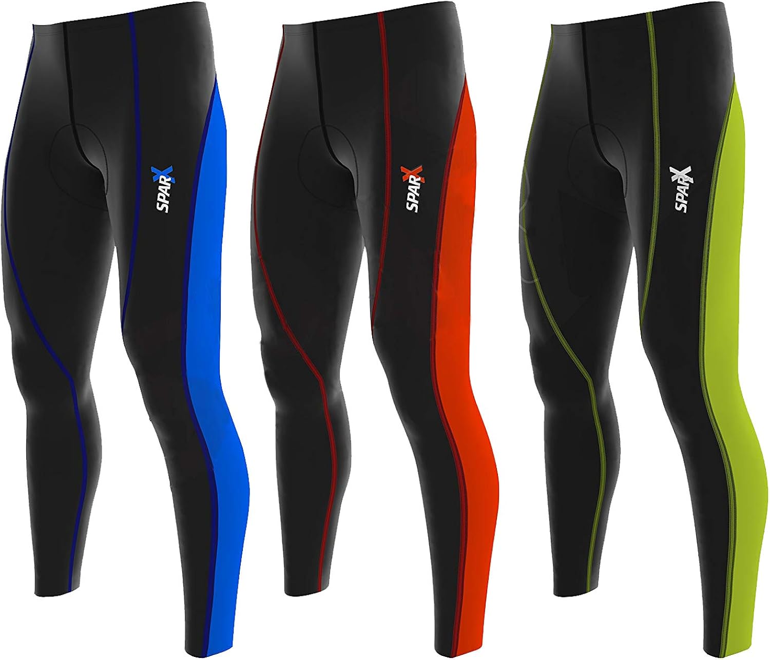 Sparx Men's Super Roubaix Thermal Cycling Tight Bike Bicycle Pants Cool Max Padded: Clothing