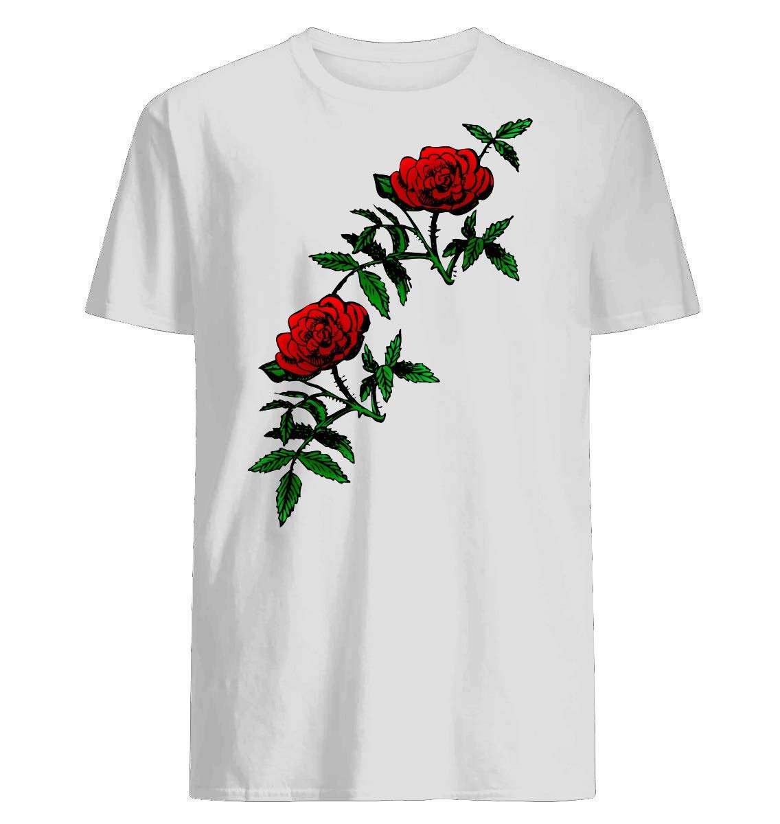 Color Rose T Shirts For Women Men Girl Boys Cute Zelite
