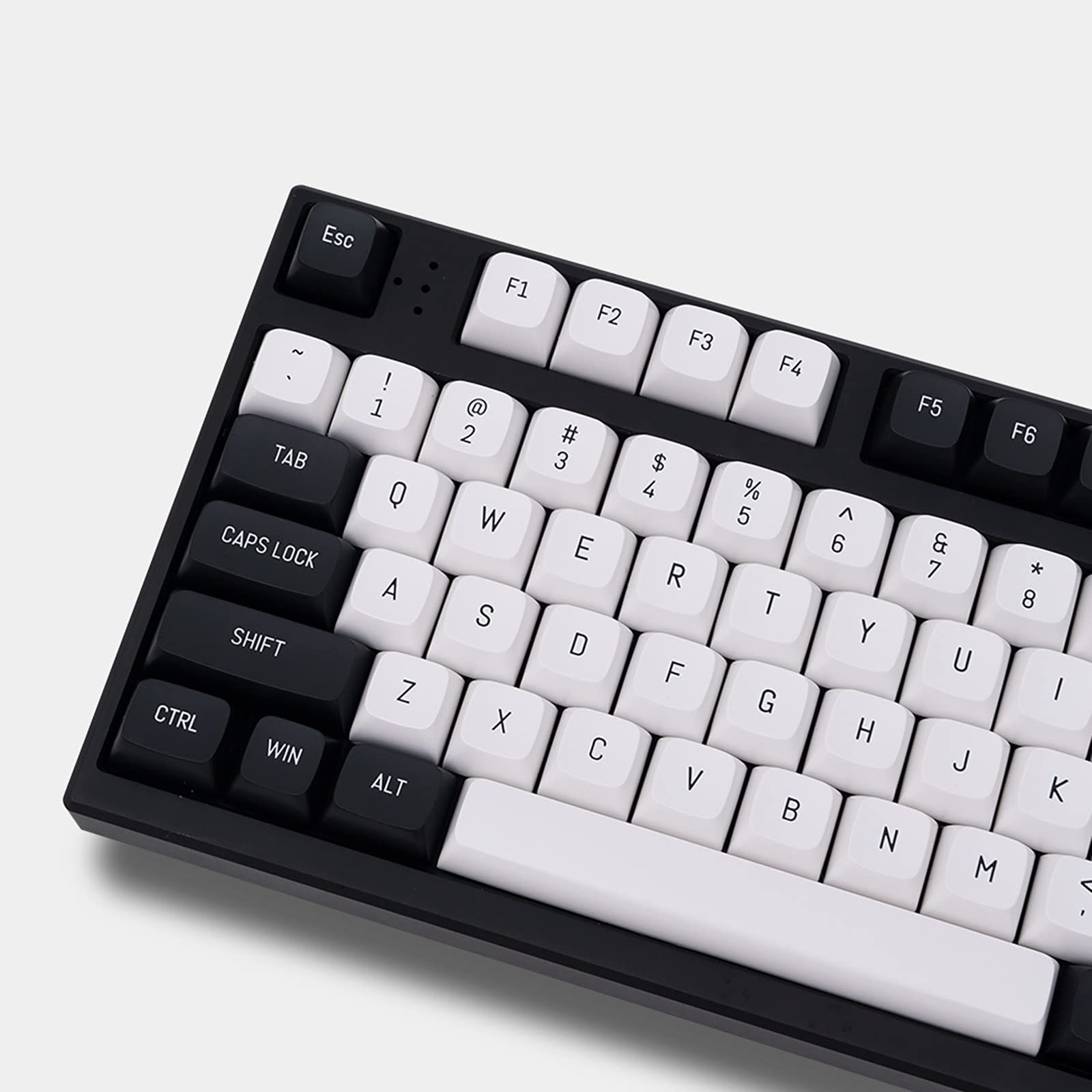 Mua Double Shot Keycaps 150 Keys MSA Profile ISO/ANSI Layout Black and ...