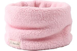 PEECABE Kids Scarf Winter Fleece Toddler Scarf Baby Boy Girl Fuzzy Soft Cold Weather Pullover Neck Warmer Gaiter 1-7T (Light 