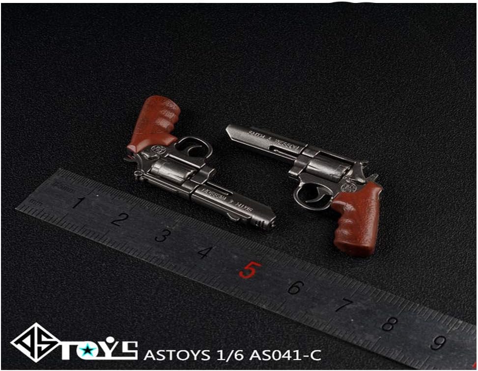 SZDM 1/6 Soldier Weapon Model M&P Smithville Revolver Suitable for Dress Up HT VERYCOOL TBLeague Hottoy Phicen (D)