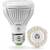 SANSI Grow Light Bulb with COC Technology, Full Spectrum 10W Grow Lamp (150 Watt Equiv) with Optical Lens for High PPFD, Perf