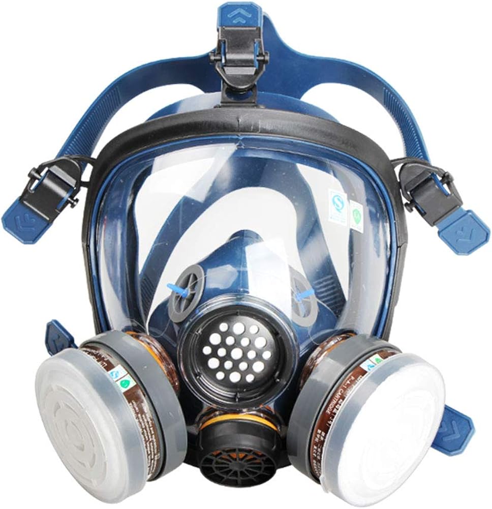 WORKCARE Full Face Respirator Mask, Antidust Face Cover