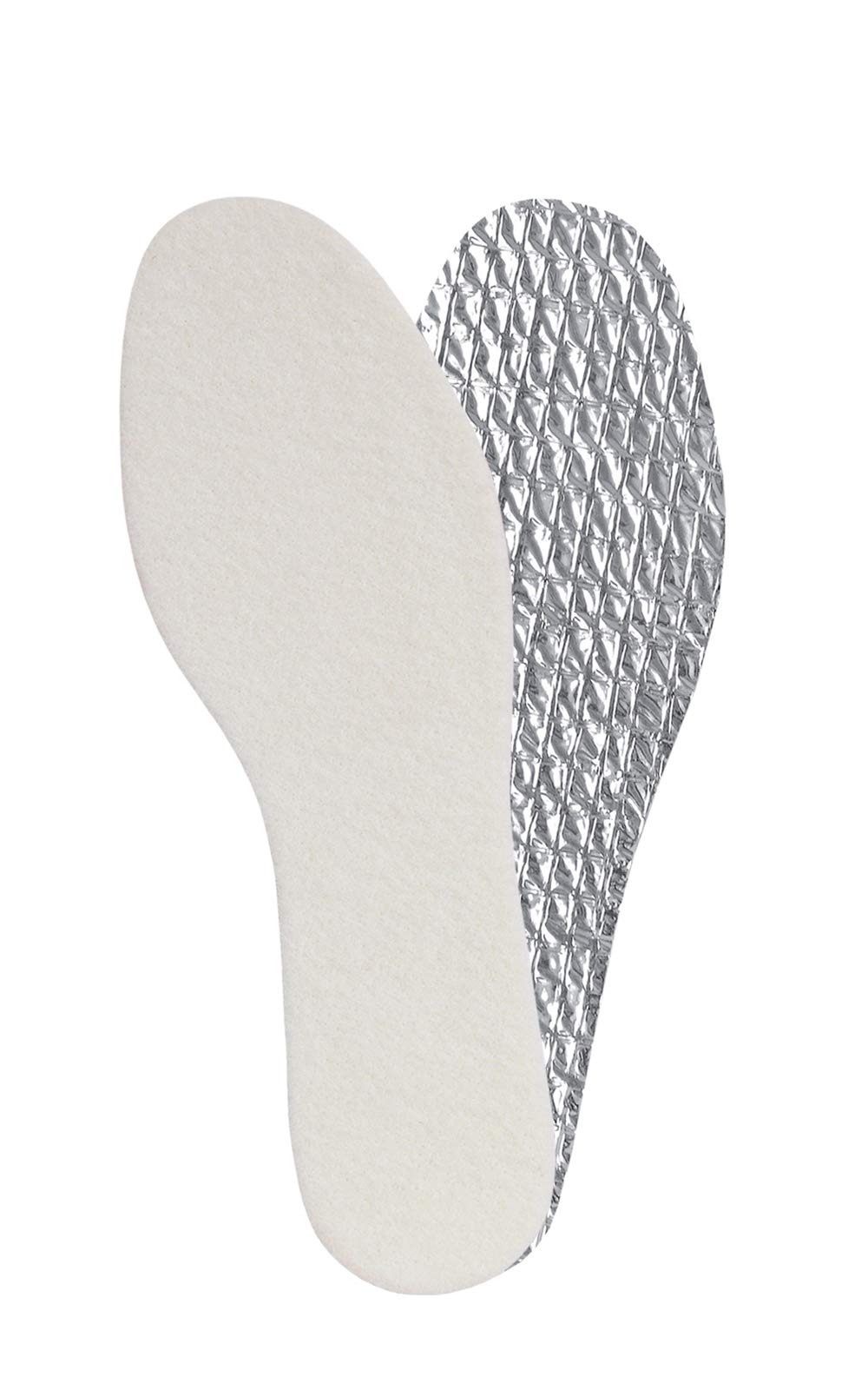 Alu super soft and warm insoles with aluminum protection layer, White, 38 EUR / 5 UK Women