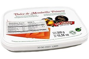 San Lorenzo Quince Fruit Paste 300g (10.58oz) | Dulce de Membrillo, Allergen Free, Non-GMO, Product of Spain