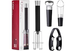MAXCATE Wino on the Go Wine Opening Set,Algal-Bloom Wino on the Go Wine Opening Set,Algal Bloom Wine Opener with Foil Cutter, Air Pressure Pump Wine Opener Set, Simple Cork Remover (1 SET)