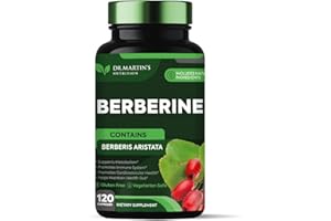 DR. MARTIN'S NUTRITION Potent 1200mg Berberine Supplement | 120 Capsules | Berberine HCL Supplement For Healthy Weight Management | Supports Healthy Immune System | Improves Cardiovascular Health & Gastrointestinal Wellness