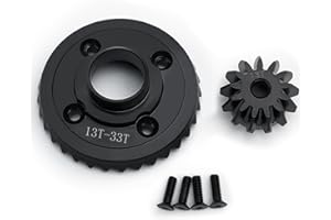 BRKRC Pignon différentiel avant arrière en acier pour Tra-xxas 1/7 UDR Unlimited Desert Racer Upgrades Part (arrière)