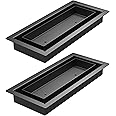 4X10 Classic - Pack of 2, Air Vent - Drop in, Textured Black, Made in CANADA