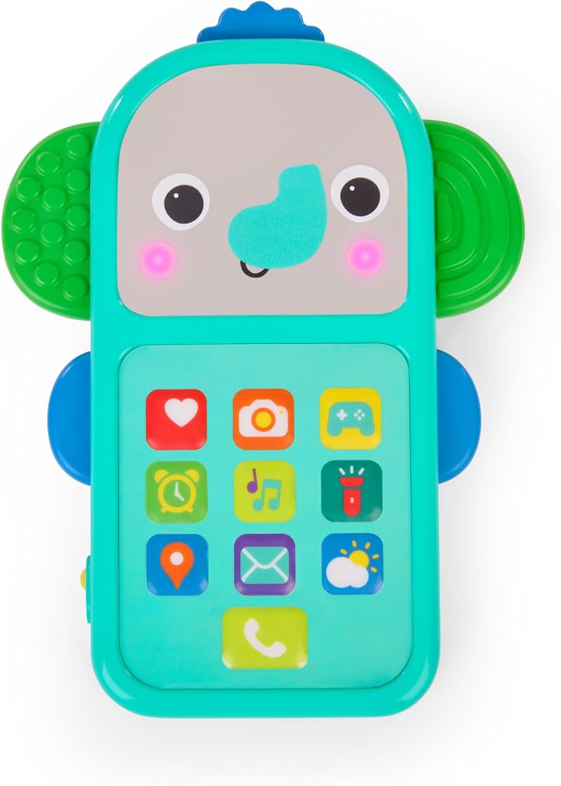 Bright Starts Elephone Musical Toy Phone for Baby 6 Months Up