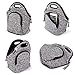 LunchFox Eco-Friendly Neoprene Lunch Bag (The Original), Heather Grey Melange, Ultra-Thick Insulated - The Silver Lake