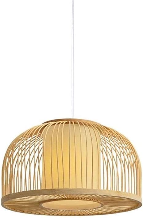 ペンダントランプ ペンダントライト手作りナチュラルバンブーランプシェード天井サスペンションランタンレストランホテルベッドルームロフトハンギング照明 ホーム キッチン Amazon Co Jp